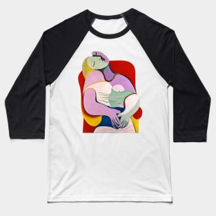 Le Rêve ( "The Dream") - Pablo Picasso (Transparent background) Baseball T-Shirt